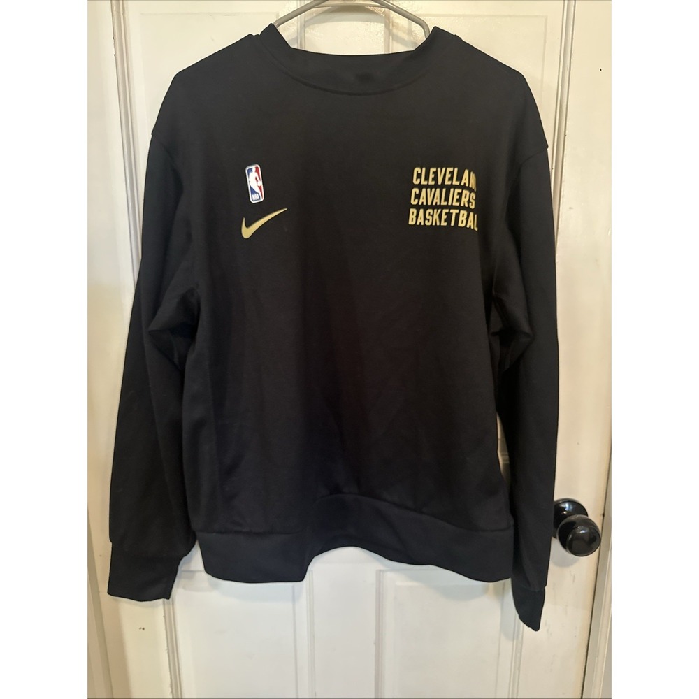 Nike Dri-FIT NBA Cleveland Cavs Basketball Player Issued Crewneck Sweatshirt SzM